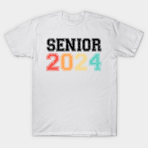 Senior 2024 Retro Vintage Senior 2024 TShirt TeePublic